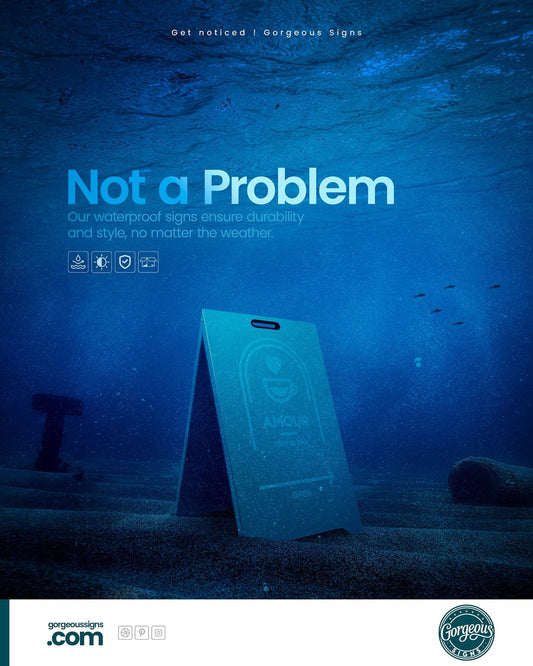Waterproof Sidewalk Signs for All-Weather Conditions