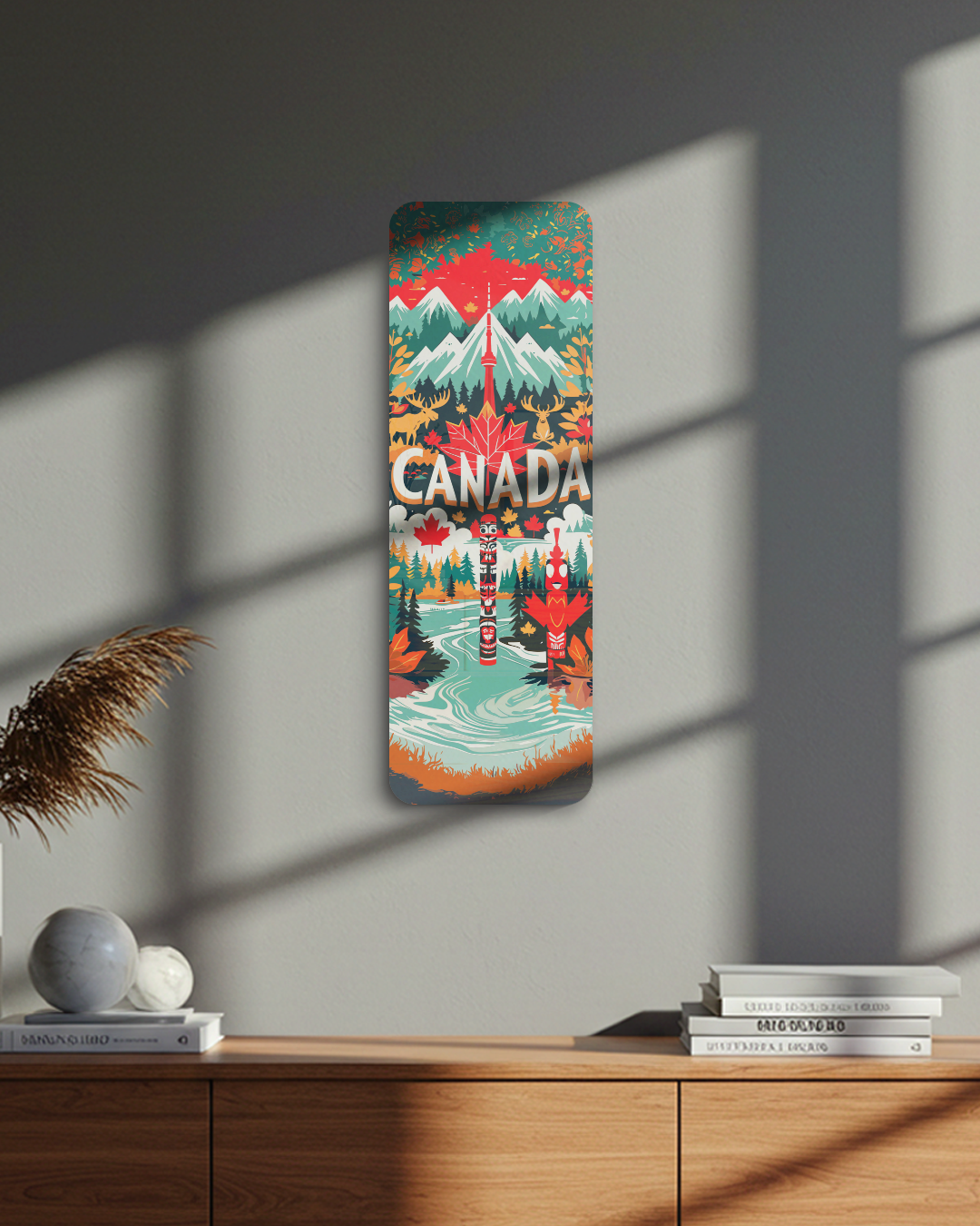 Canada Wall decor, Travel lover gift, UV printed decor, Bedroom wall decor, Gift for her, Unique decor, Kitchen wall decor, Best home gift