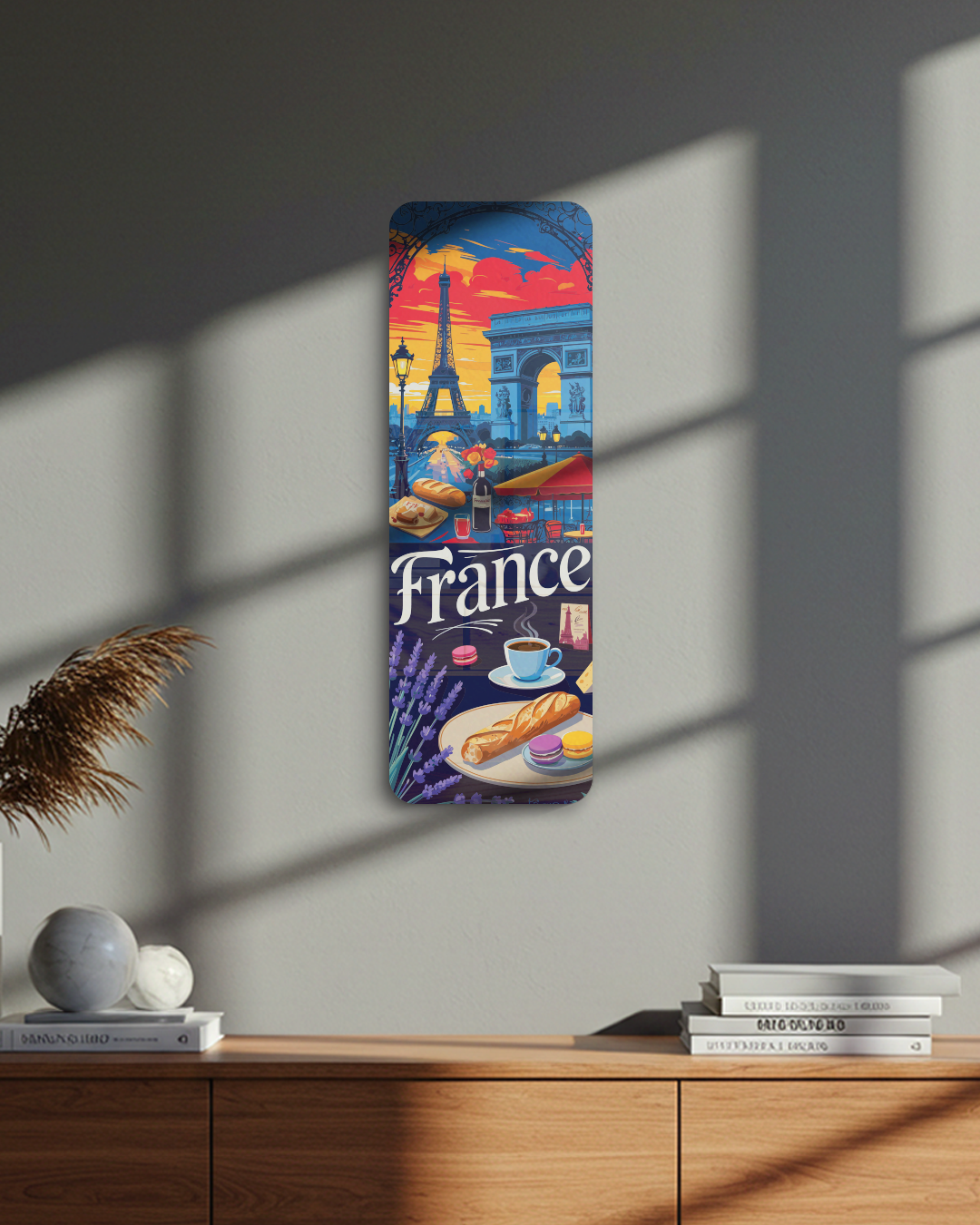 Modern France Wall Art,Travel lover gift, Unique wall gift, Paris Wall decor gift, Wall art, Bathroom wall decor, Office wall decor