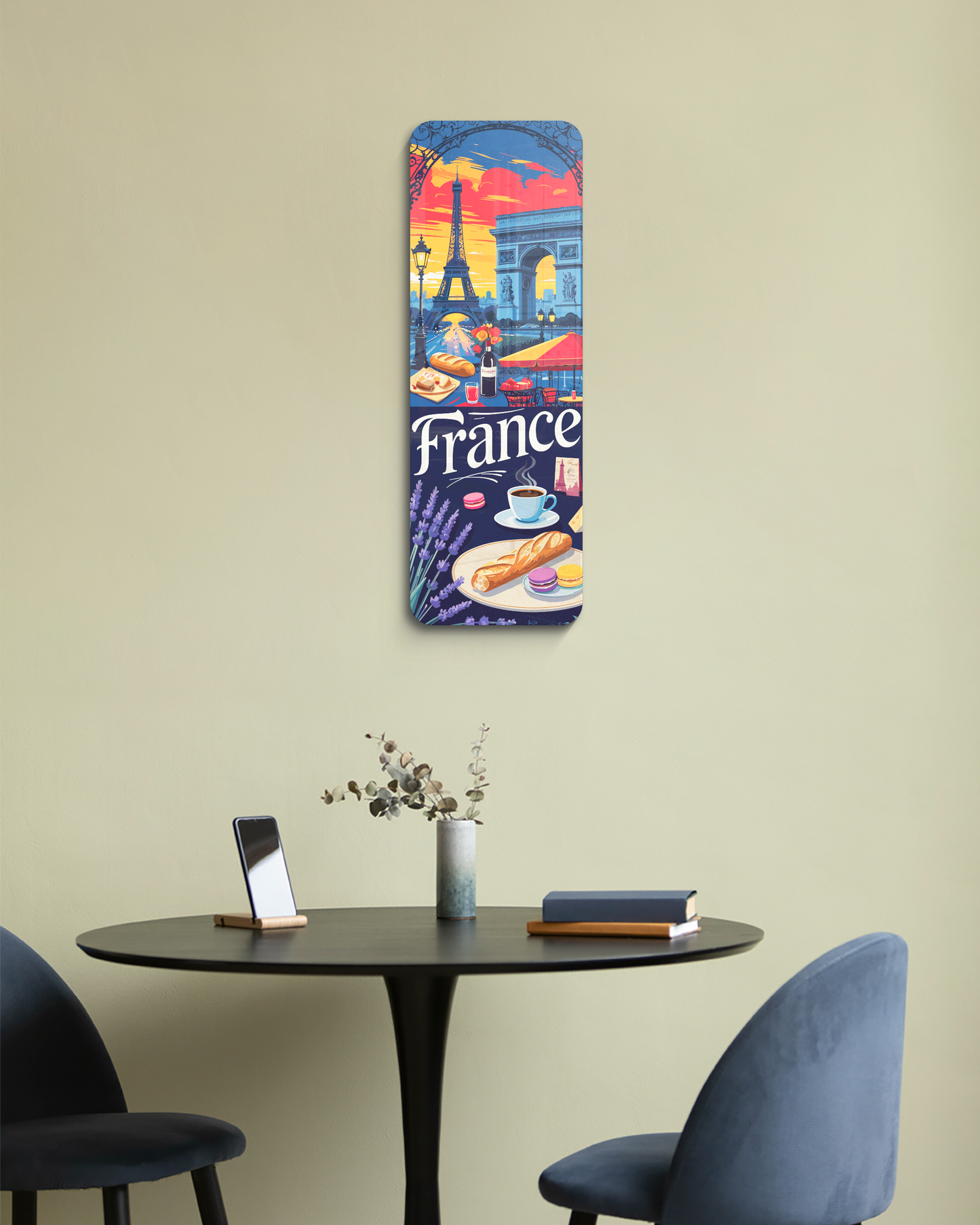 Modern France Wall Art,Travel lover gift, Unique wall gift, Paris Wall decor gift, Wall art, Bathroom wall decor, Office wall decor