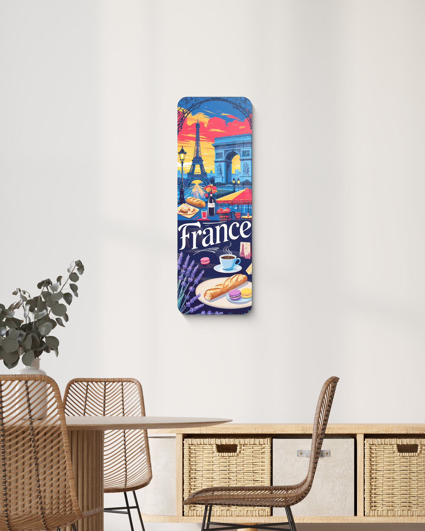 Modern France Wall Art,Travel lover gift, Unique wall gift, Paris Wall decor gift, Wall art, Bathroom wall decor, Office wall decor