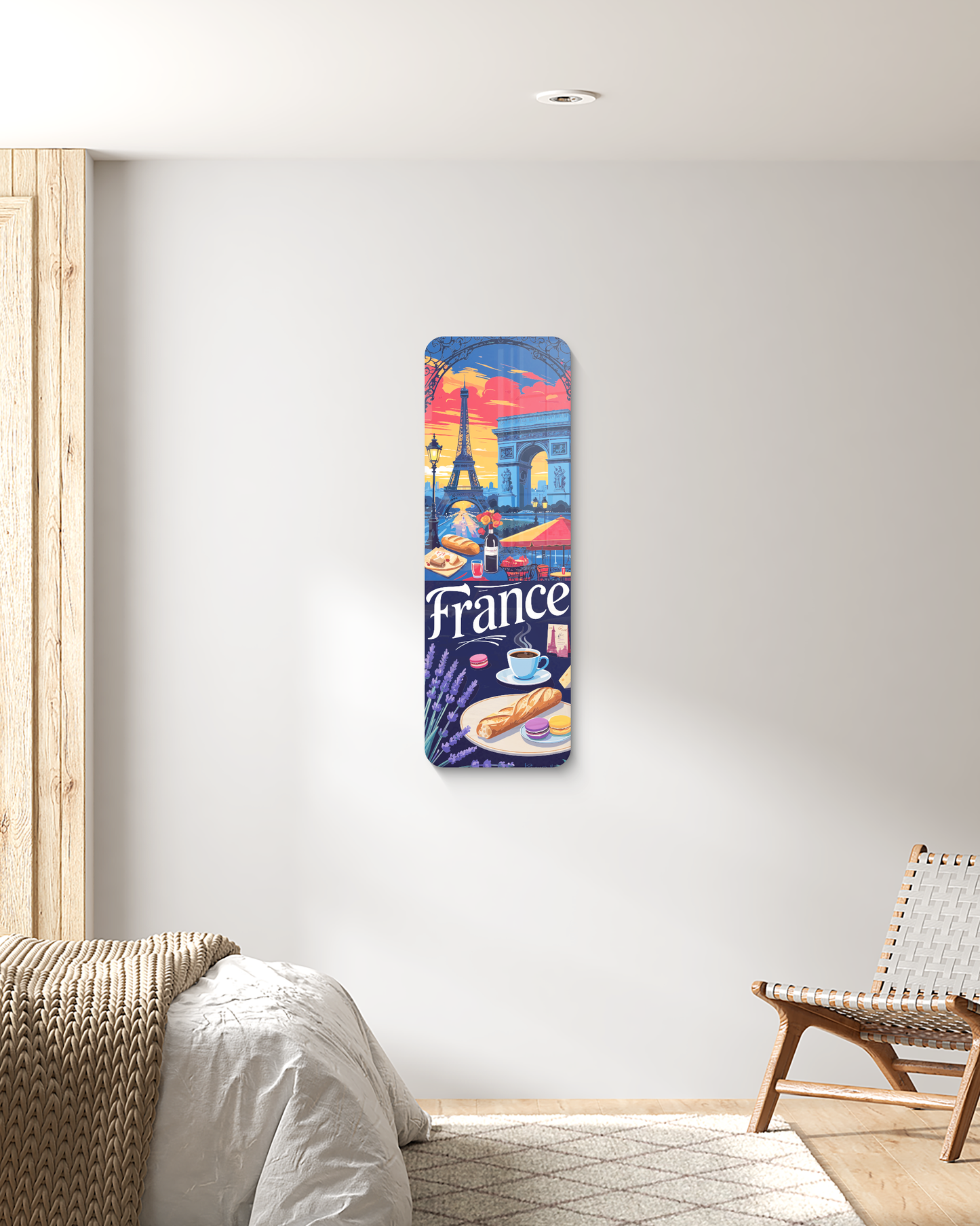 Modern France Wall Art,Travel lover gift, Unique wall gift, Paris Wall decor gift, Wall art, Bathroom wall decor, Office wall decor