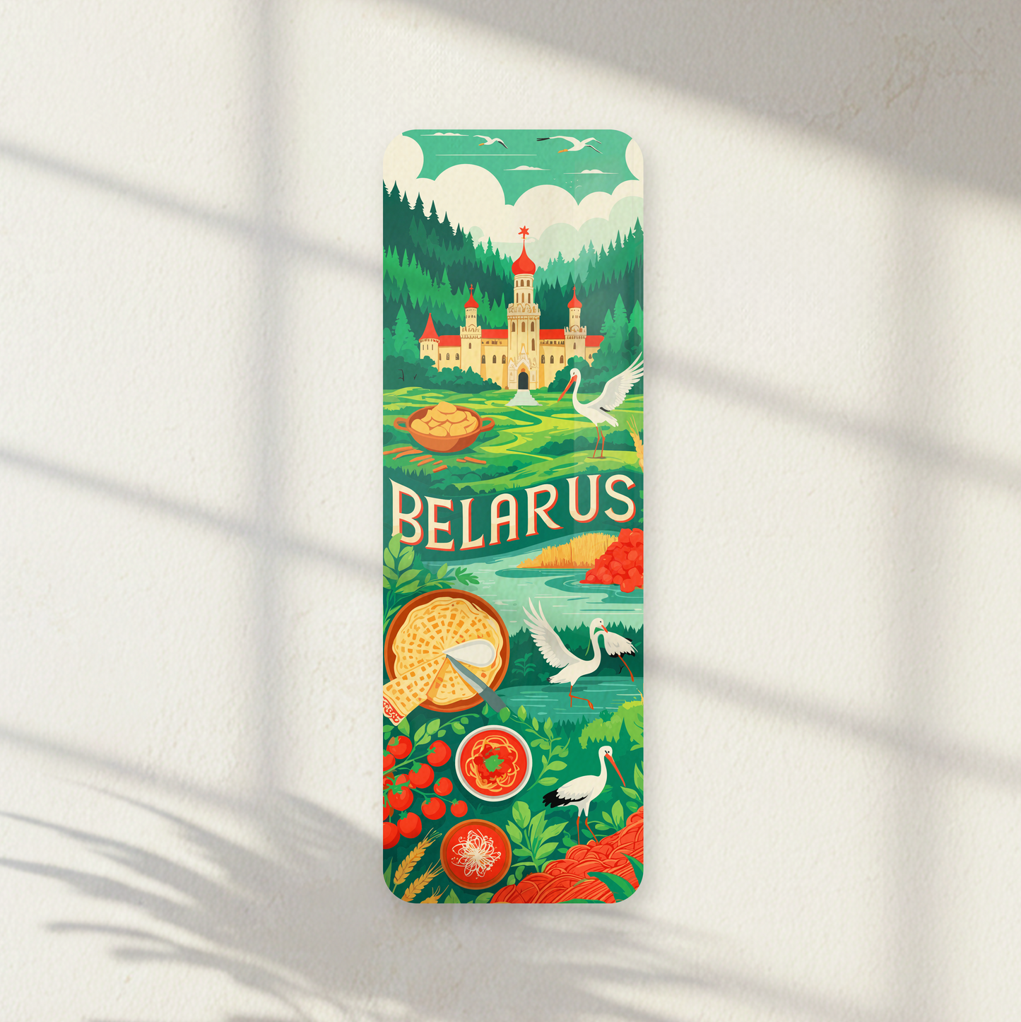 Belarus Wall decor, Travel lover gift, UV printed decor, Bedroom wall decor, Gift for her, Unique decor, Kitchen wall decor, Best home gift