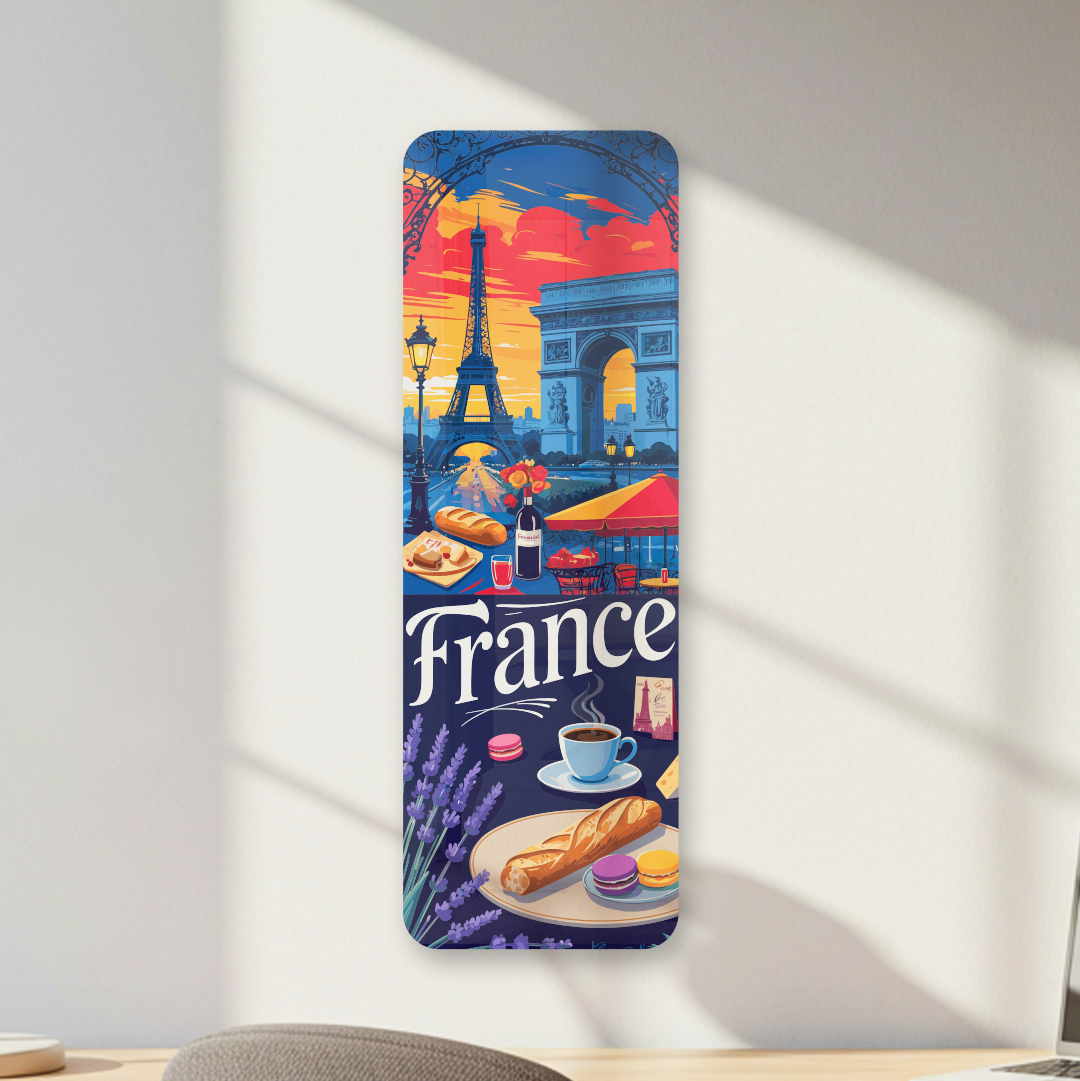 Modern France Wall Art,Travel lover gift, Unique wall gift, Paris Wall decor gift, Wall art, Bathroom wall decor, Office wall decor