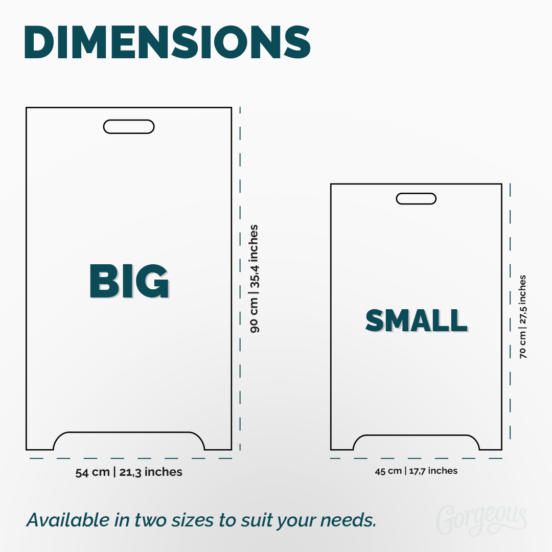 Blank A-Frame Metal Sign – Customizable Sandwich Board