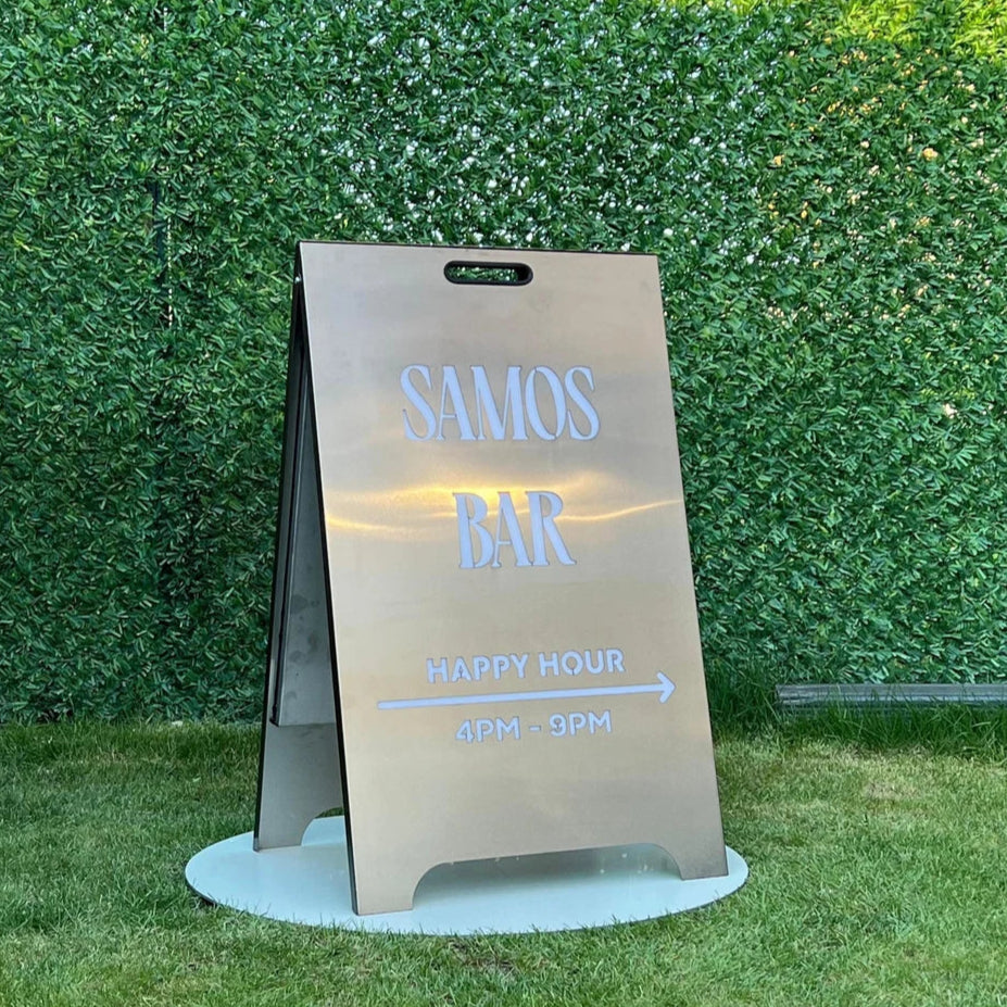 A Frame Sign, Sandwich Sign For Cafes, Custom Sign, Shop Sign, Store Front Sign, Pavement Sign, Barbershop Sign, Sidewalk Sign, A board Sign