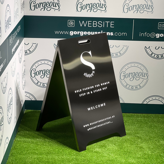 A Frame Sign, Sandwich Sign For Cafes, Custom Sign, Shop Sign, Store Front Sign, Pavement Sign, Barbershop Sign, Sidewalk Sign, A board Sign