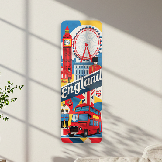 Unique London Wall Decor, England UV Printed Decor, Living Room Wall Art, Home Wall Hanging, Travel Lover, Large Wall Decor, Best Gift