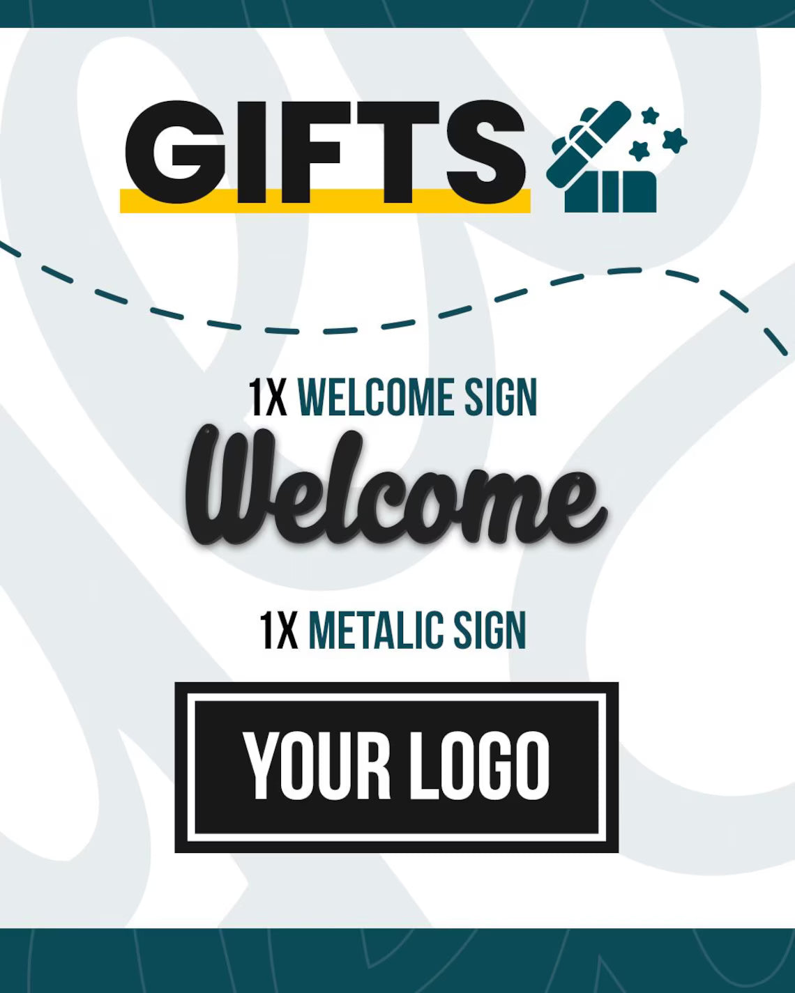 Luxury Stainless Steel Blade Sign – Double Sided Mirror or Brushed Chrome Storefront Sign, Premium Storefront Blade Mirror Chrome Sign