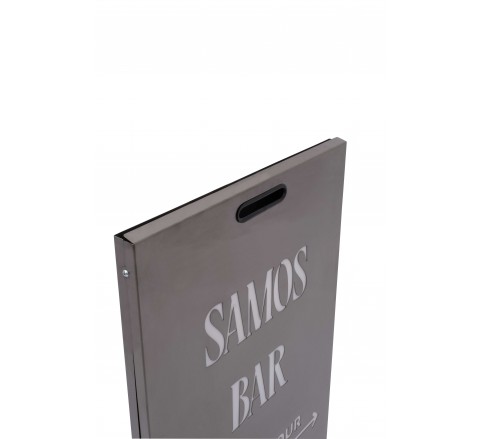 102 Stainless Metal A-Frame Sidewalk Sign