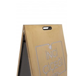 103 Stainless Metal A-Frame Sidewalk Sign