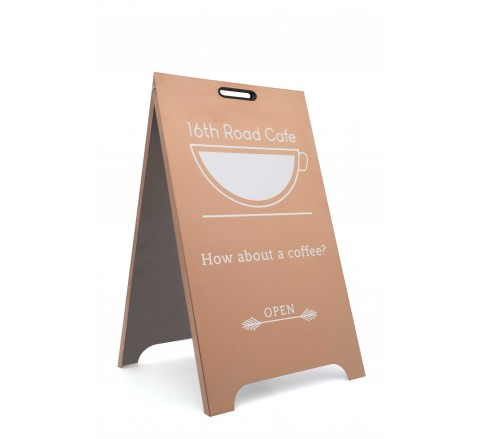 105 Stainless Metal A-Frame Sidewalk Sign