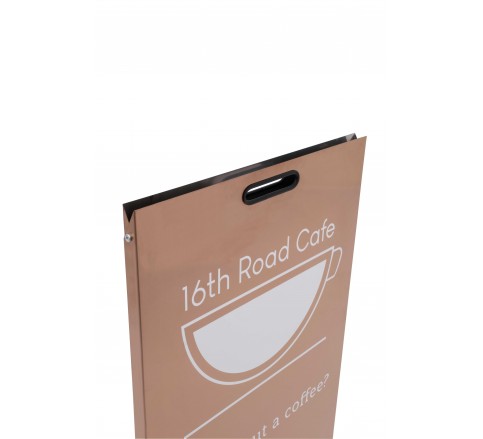 105 Stainless Metal A-Frame Sidewalk Sign