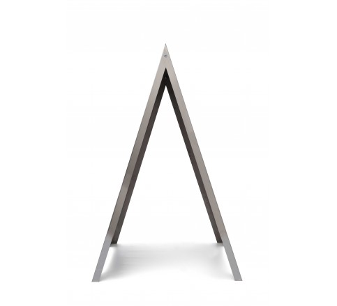 107 Stainless Metal A-Frame Sidewalk Sign