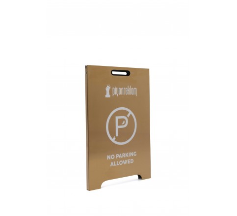 109 Stainless Metal A-Frame Sidewalk Sign