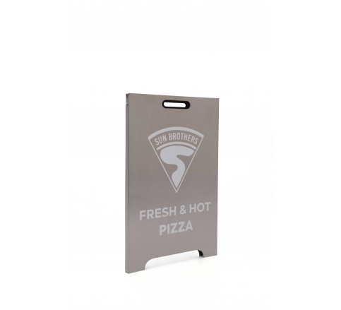 110 Stainless Metal A-Frame Sidewalk Sign