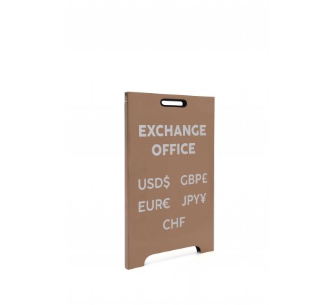 112 Stainless Metal A-Frame Sidewalk Sign