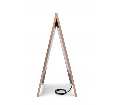 117 Stainless Metal A-Frame Sidewalk Sign