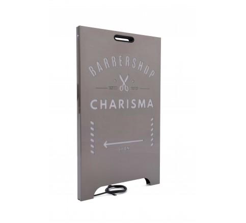 101 Stainless Metal A-Frame Sidewalk Sign